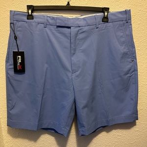 RLX Polo Ralph Lauren Golf Shorts Classic Fit Blue Stretch Wicking Size 40 $98